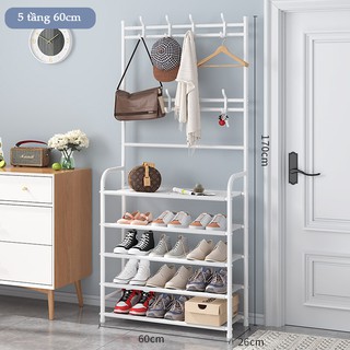 Kệ treo quần áo chữ h 4 - 5 tầng x 60cm