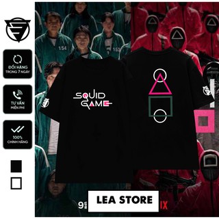 Áo Thun Squid Game Unisex Basic Tee phông trơn nam nữ
