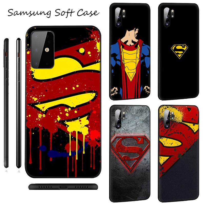 Samsung Galaxy J2 J4 J5 J6 Plus J7 J8 Prime Core Pro J4+ J6+ J730 2018 Casing phone Soft Case LU103 Superman Logo