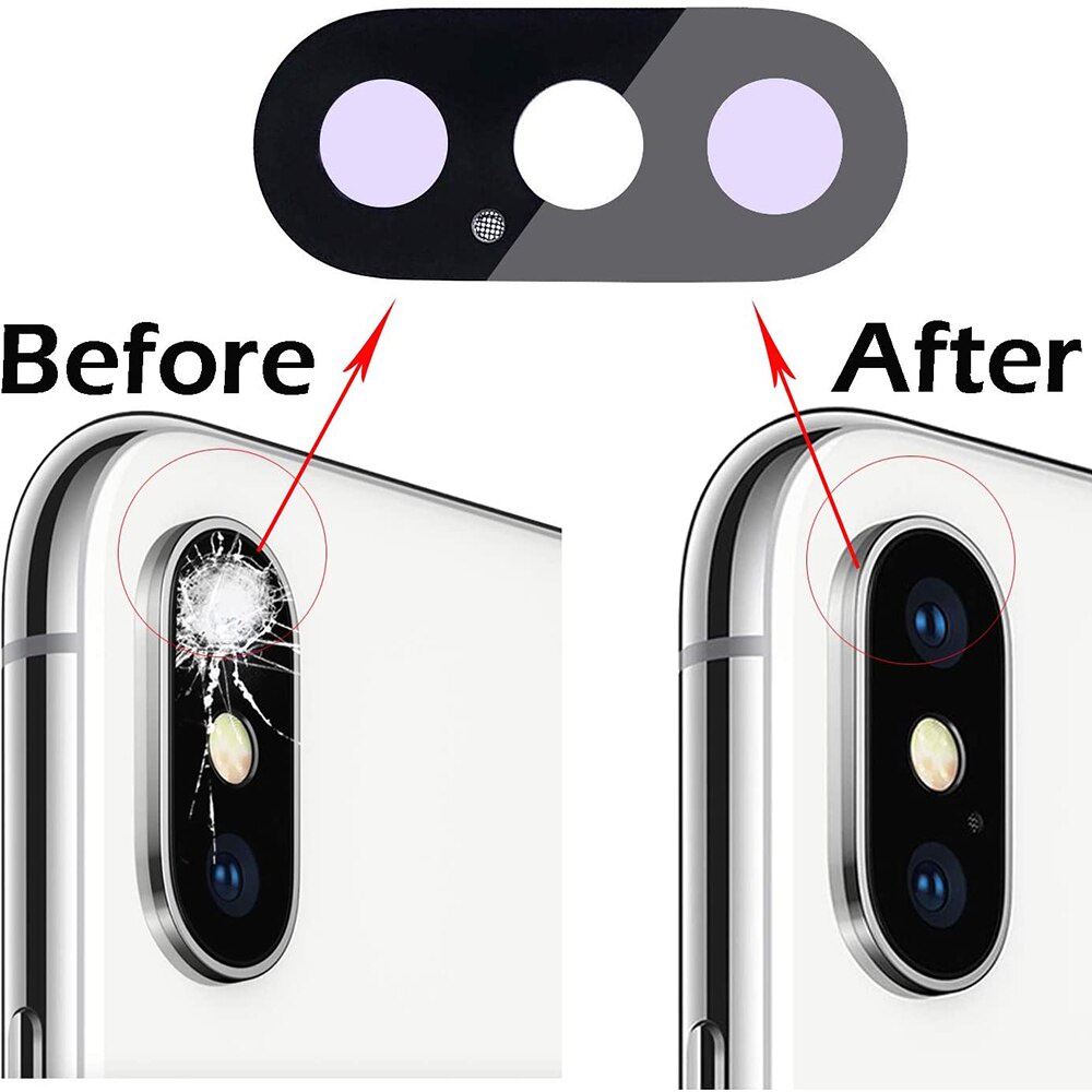Miếng dán bảo vệ ống kính máy ảnh thích hợp cho iPhone X XS XS max