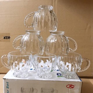 Bộ cốc thuỷ tinh 6 cốc