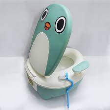 Bô Vệ Sinh Chim Cánh Cụt Cho Bé - Bệt Ngồi Toilet Trẻ Em