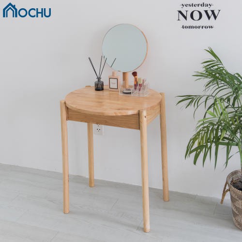 Bàn Gỗ Trang Điểm Phấn Có Gương OCHU Phong Cách Trẻ Trung DRESSING TALBE Nội Thất Phòng Ngủ