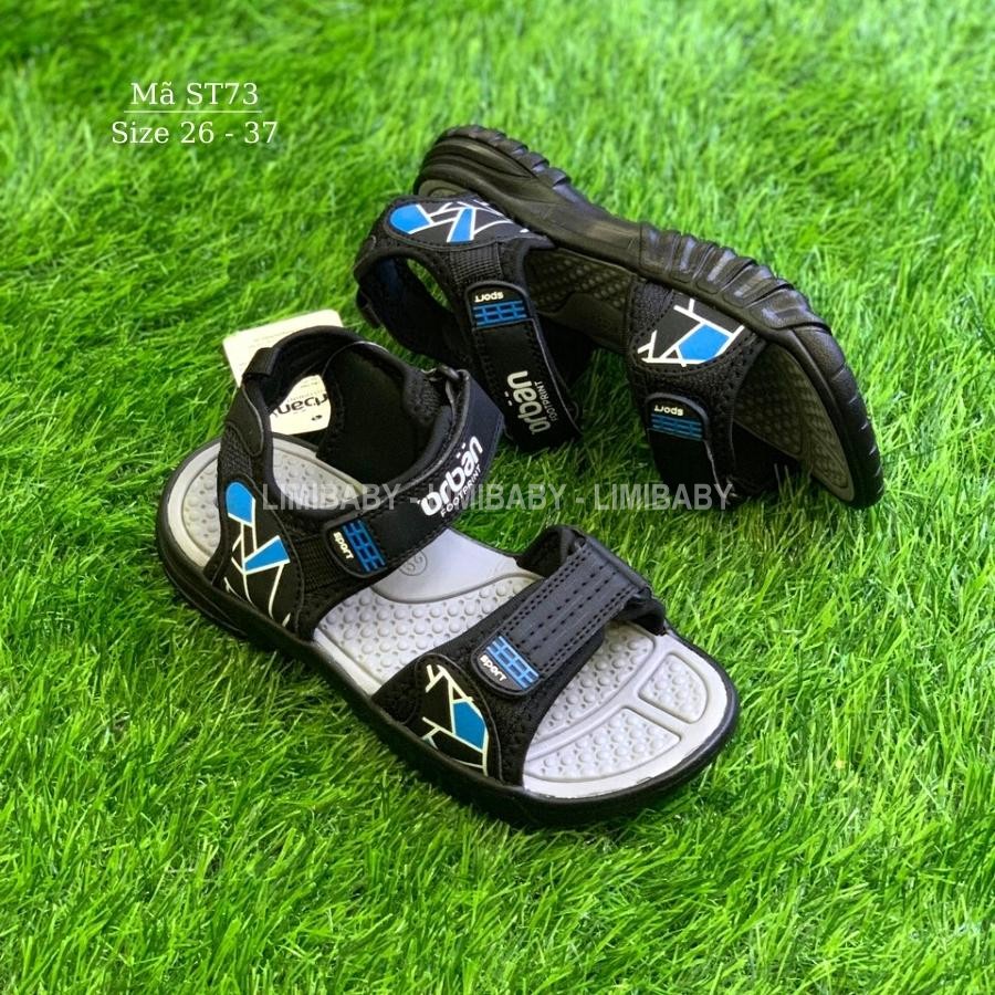 Sandal bé trai Urban quai ngang thời trang dép quai hậu êm nhẹ hàng xuất khẩu cho trẻ em 3 - 12 tuổi ST73