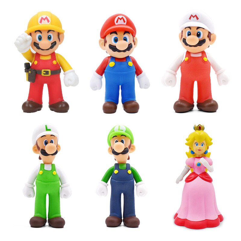 Mô hình nhân vật trong game Mario - 12 cm
