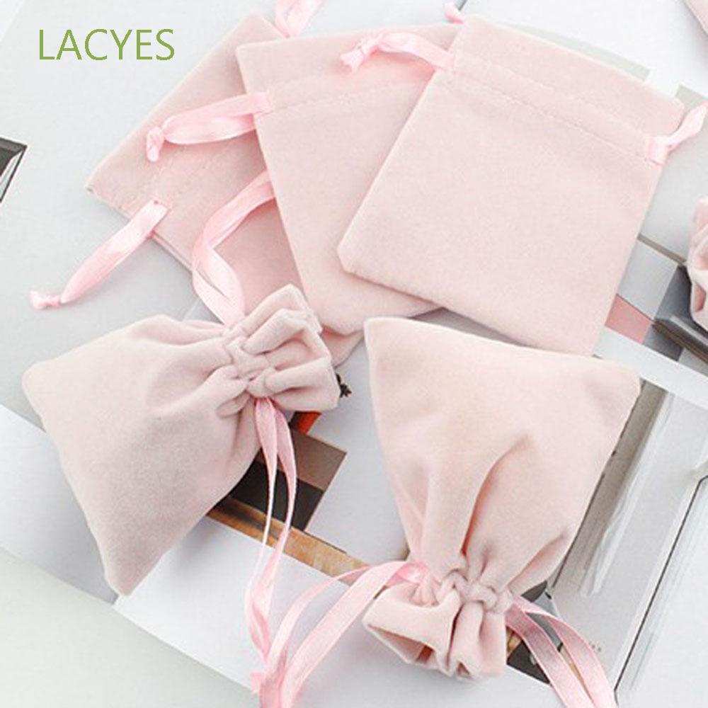 Set 5 Túi Nhung Dây Rút Đựng Quà / Trang Sức 8x10cm