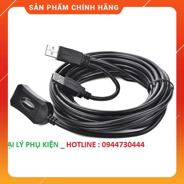 Cáp USB 2.0 nối dài 5m có hỗ trợ nguồn Ugreen 2021 dailyphukien