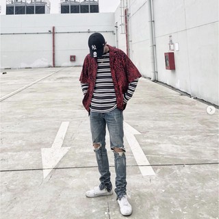 Sơ mi da beo đỏ ( CHEETAHH )