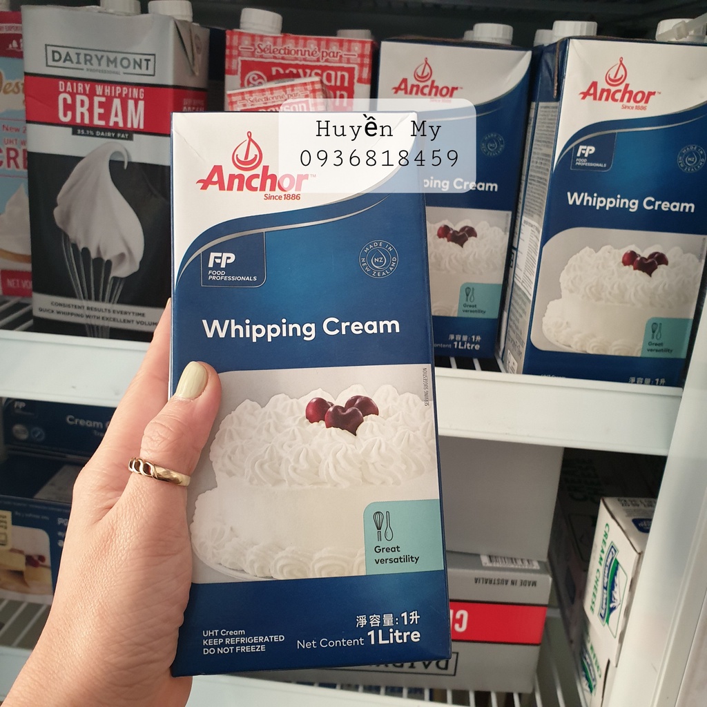 Kem tươi whipping Anchor 1L
