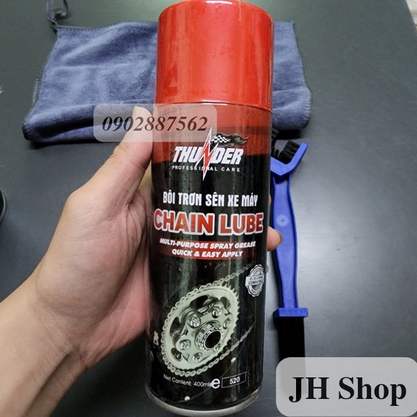 Bộ 5 món bảo dưỡng sên xe máy thunder chính hãng