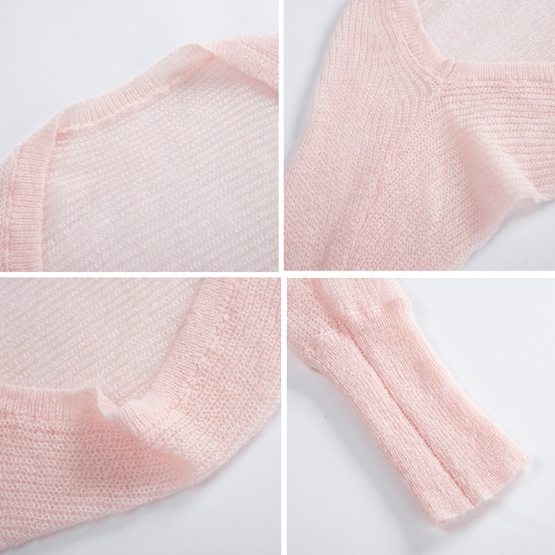 Áo Cardigan Dệt Kim Mỏng Mềm Mại Chống Nắng Thời Trang Mùa Hè Cho Nữ áo khoác áo croptop
