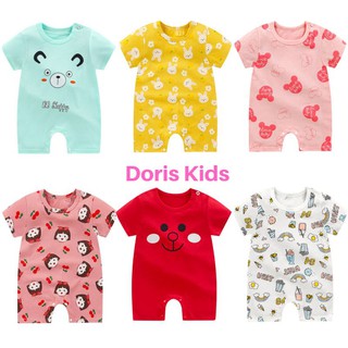 Bộ quần áo mặc nhà thun cotton cho bé.Body đùi cho bé