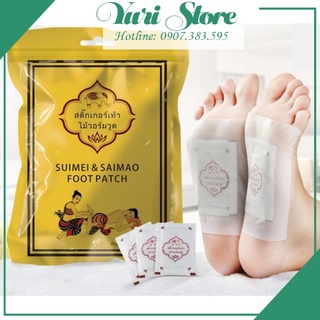 2 Miếng Dán Chân Thải Độc Detox Lanna Foot Patch