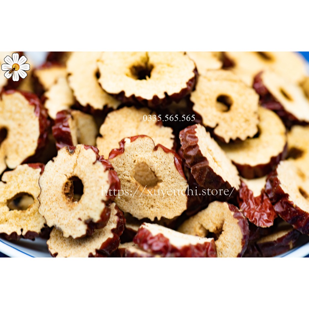 Táo lát 1OOg | Táo đỏ thái lát sấy khô cao cấp