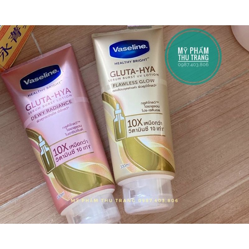 Kem dưỡng trắng da Vaseline 10x