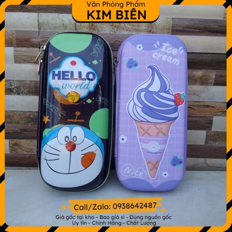 ☑️sỉ vpp,sẵn hàng☑️ Bóp viết nam hình Doraemon, hộp bút bé trai, bé gái - VPP Kim Biên