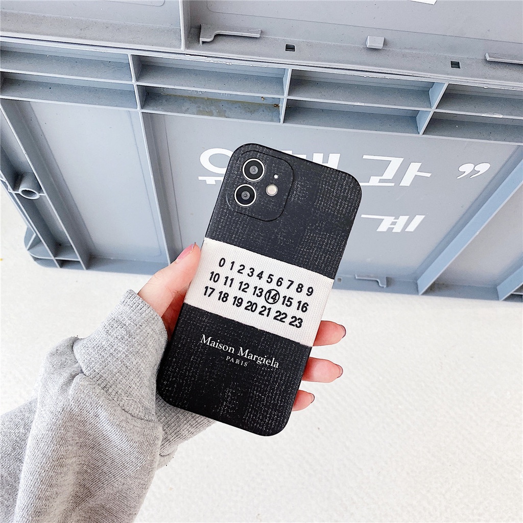 Ốp Điện Thoại Nhựa Mềm In Logo Maison Margiela Cho Iphone14 14Plus 14Pro 14ProMax 13 13Pro 13ProMax 12 12Pro 12ProMax  11 Pro Max 7 / 8plus Se2020 X / Xs Xr Xsmax