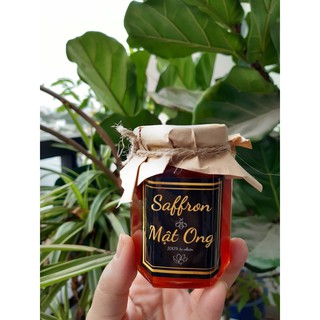 SAFFRON ngâm mật ong - hũ 1gram - SAFFRON TÂY Á Bahraman Iran -Nhuỵ hoa nghệ Tây loại SUPER NEGIN - Nhập khẩu độc quyền