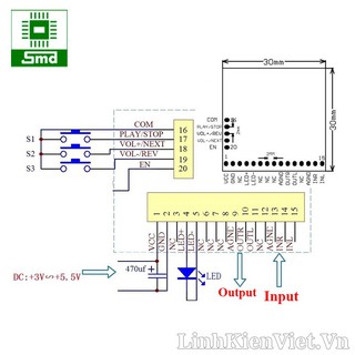 Module âm thanh Audio Bluetooth 4.0 KRC-86B