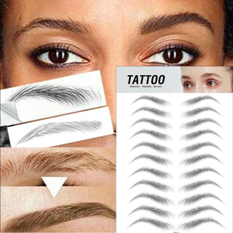 Nhãn dán xăm chân mày chống thấm nước bền bỉ