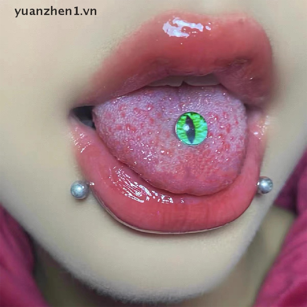 Khuyên Lưỡi Bằng Thép Titan Nhiều Màu Sắc