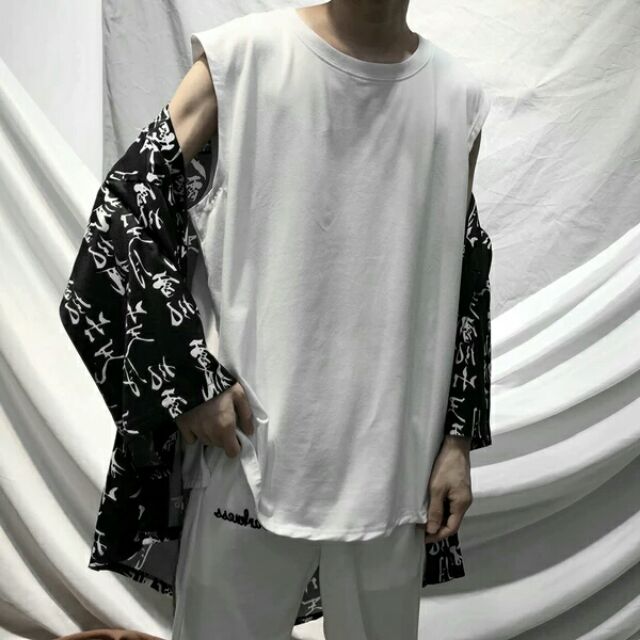 Áo tanktop ulzzang unisex basic