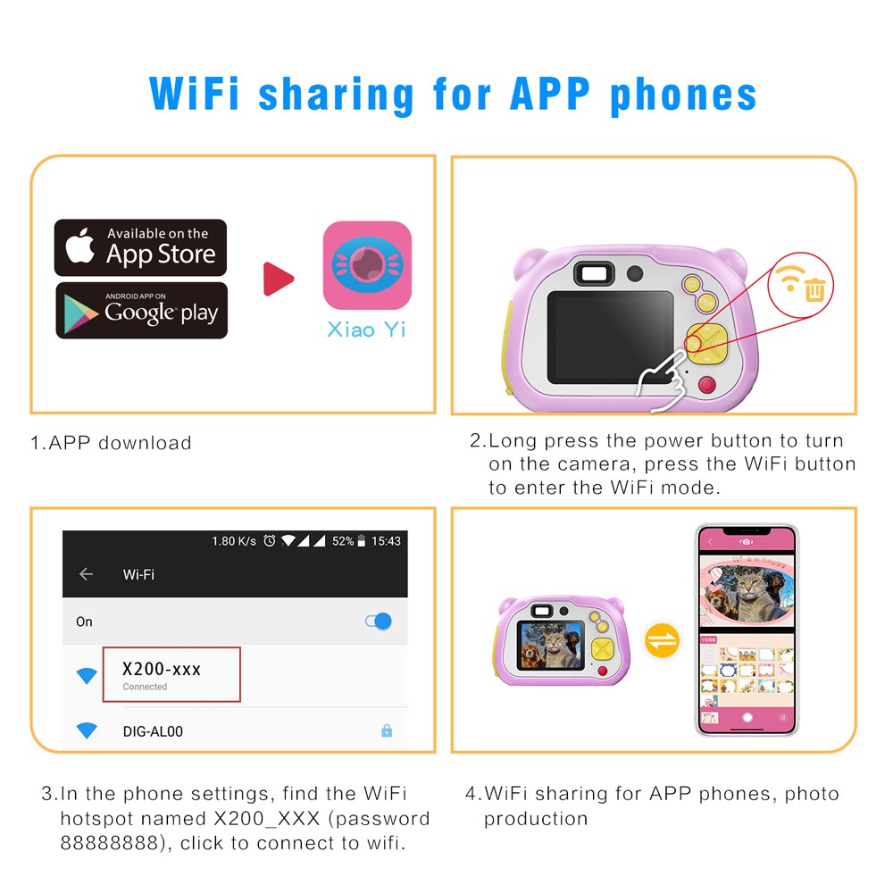 Máy quay phim kĩ thuật số mini cho trẻ em | BigBuy360 - bigbuy360.vn