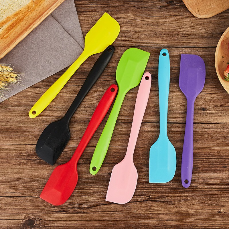 SG - Cây trộn bột làm bánh spatula, phới silicon vét bột nấu ăn chịu nhiệt