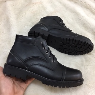 Boot cao cổ nam da thật