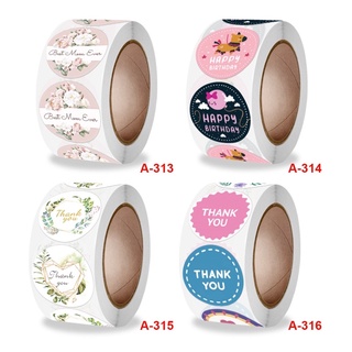 Tem sticker thank you nhiều mẫu mã đẹp mắt