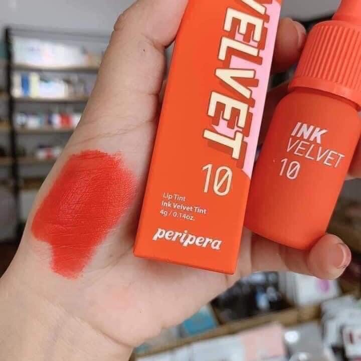 Son Peripera Ink [Hot New _Hàng Auth] Son Peripera Ink V.elvet Lip Tint siêu lì, bám màu cực tốt
