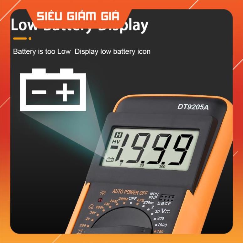 Đồng hồ đo điện vạn năng DT 9205A chính hãng