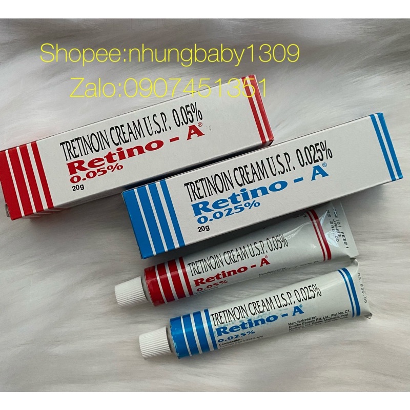 Kem Retino-A 0.025% -0.05% Vitamin A Chống nếp nhăn, Chống lão hoá, Chống mụn | BigBuy360 - bigbuy360.vn
