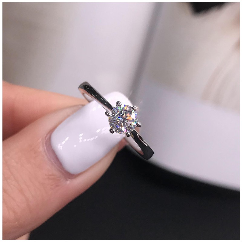 SWAROVSKI Nhẫn Bạc 925 / 1 Đính Đá Thời Trang Cho Nữ