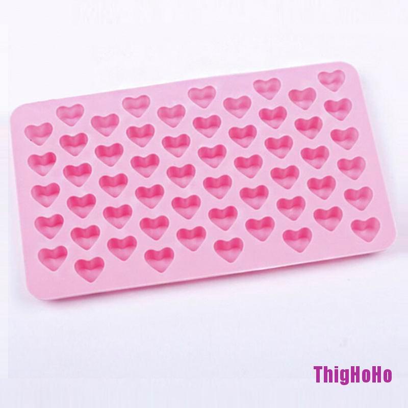 Khuôn silicone làm đá viên hình trái tim Ae21