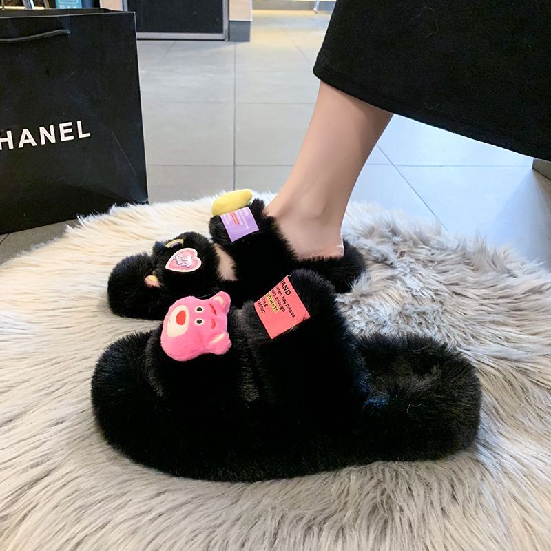 Dép Bông Đi Trong Nhà Chống Trượt Hình Hoạt Hình Dễ Thương Cho Nữ