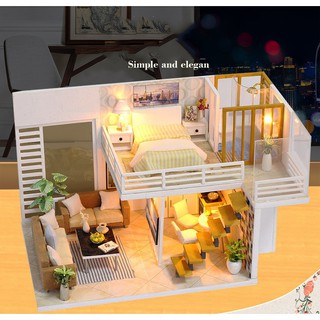 Mô hình lắp rắp nhà gỗ DIY:Ngôi Nhà Mơ Ước K031