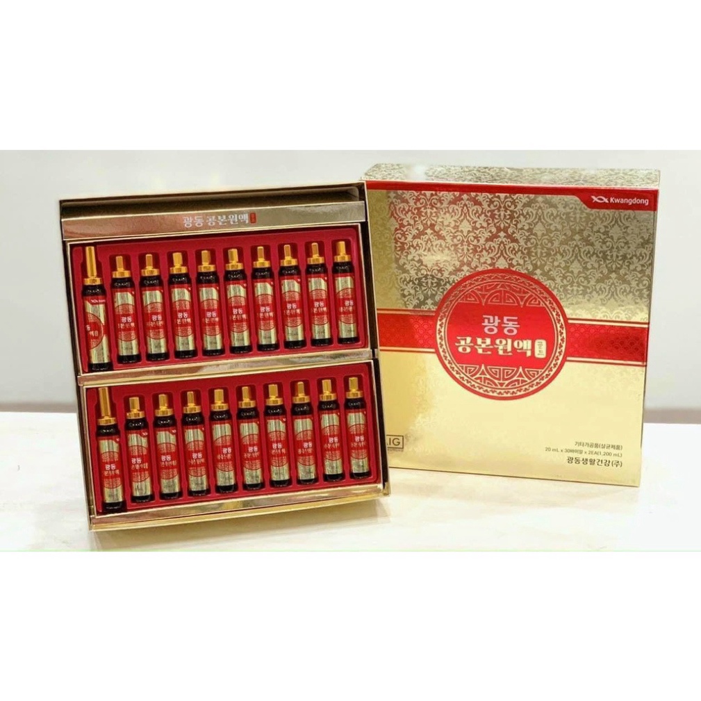 TINH CHẤT ĐÔNG TRÙNG HẠ THẢO KWANGDONG HỘP 60 ống x20ml HÀNG CHÍNH HÃNG [ Hàng Mới Về ]