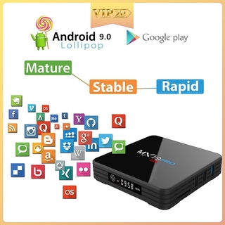 Đầu Tv Box Mx10 Pro 4k Android 9.0 4gb Ram 32gb 2.4g 5g Wifi