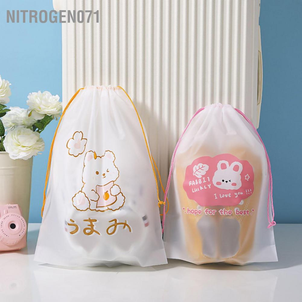 Nitrogen071 Travel Storage Bag Packing Cubes Waterproof Clothes Seal Bags Luggage Organizer Pouch for Underwear Shoes Cosmetics