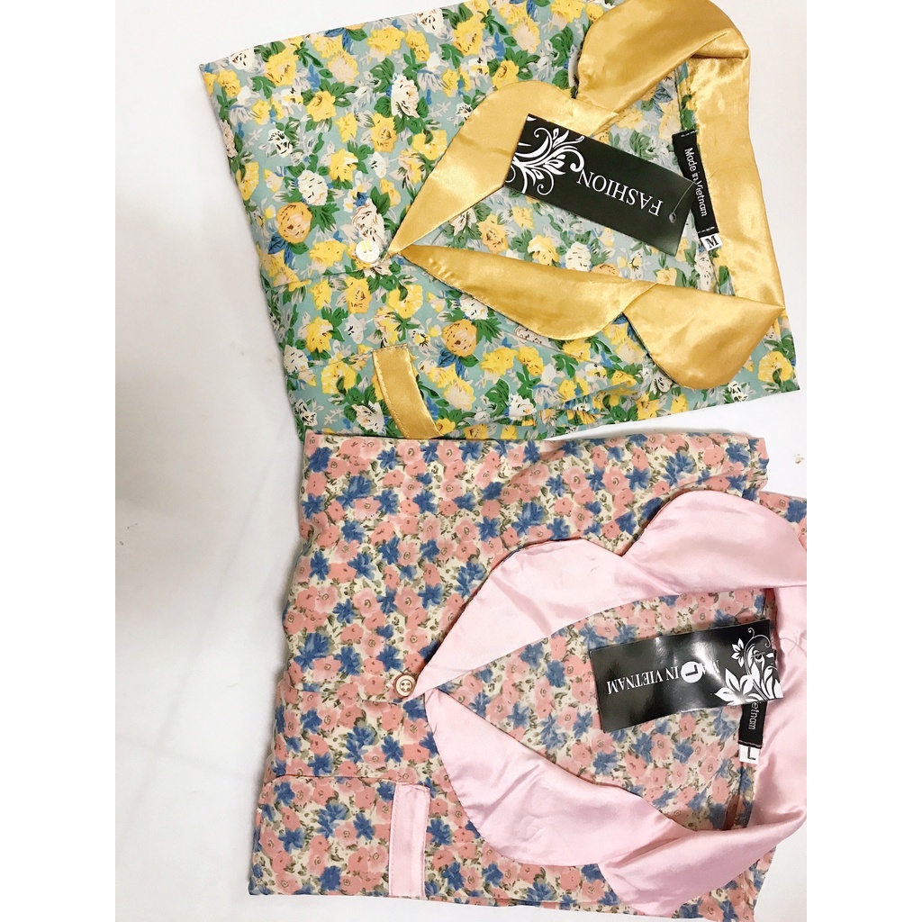 Đồ bộ mặc nhà, Đồ bộ thiết kế xinh xắn 2 màu LT127 LT128 | BigBuy360 - bigbuy360.vn