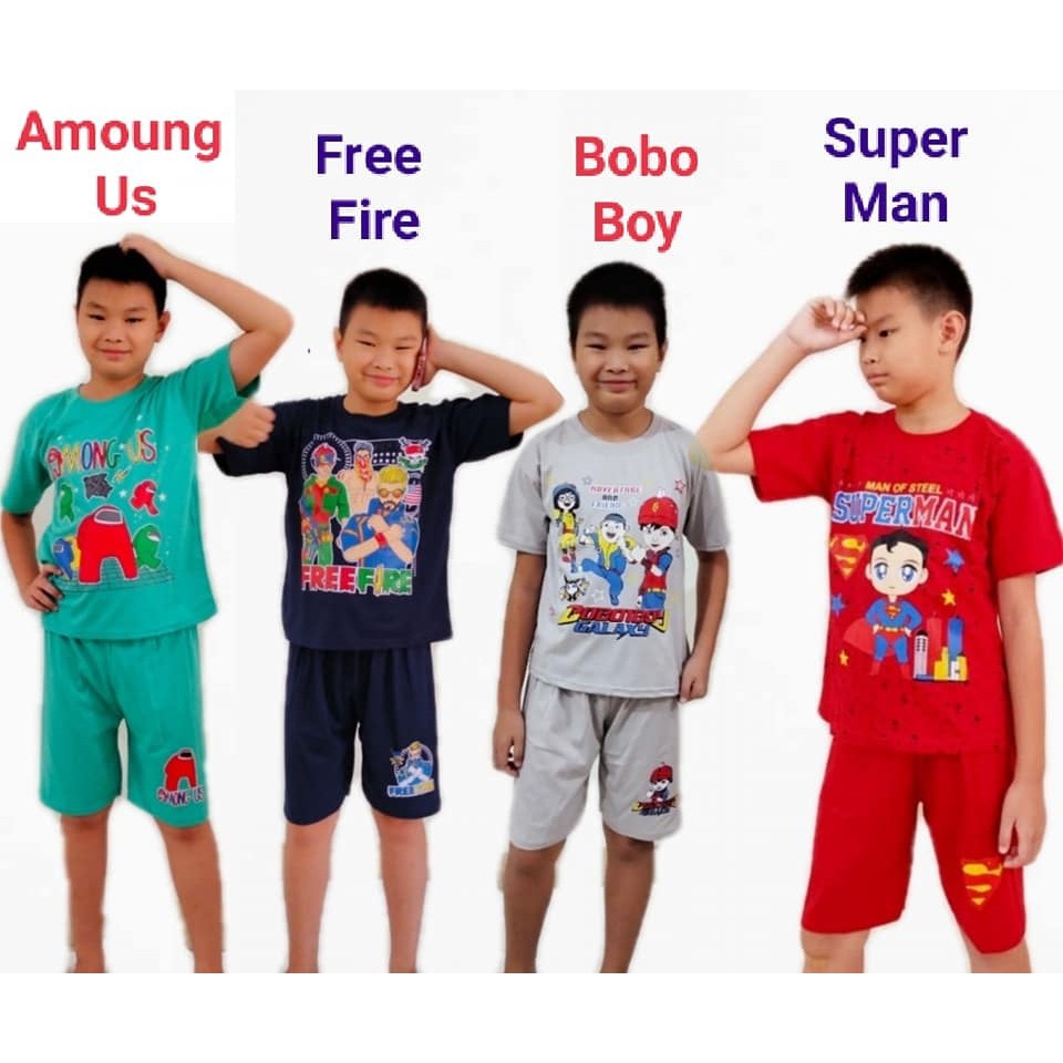 Bộ quần áo họa tiết Captain America thời trang cho bé trai