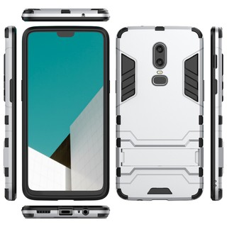 Ốp điện thoại 2 lớp chống sốc có chân đỡ cho Oneplus 6
