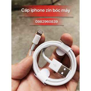 RẺ VÔ ĐỊCH | Cáp sạc iphone bóc máy chính hãng, Fake tặng luôn cáp