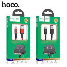 Dây cáp sạc HoCo U79 type c micro usb iphone 6,7,8 chính hãng tự ngắt thông minh, dây sạc lighting phụ kiện Poogroup