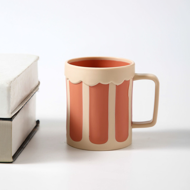 Cốc JUJIAJIA Hình Miệng Hoạt Hình Thiết Kế Đơn Giản Dễ Thương Tiện Dụng