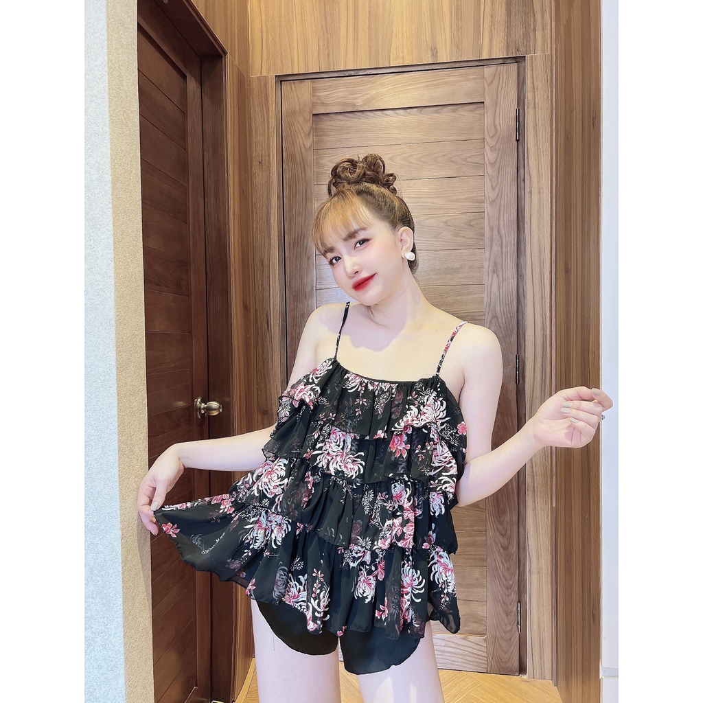 Đồ ngủ nữ sexy bộ lụa mặc nhà bigsize chất liệu cao cấp thoáng mát.