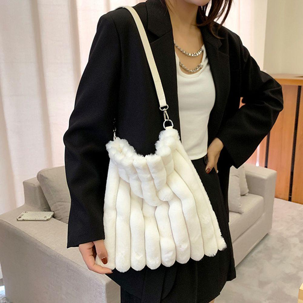 Túi Xách Lông Nhung Giữ Ấm Cỡ Lớn MIHAN1 Cho Nữ