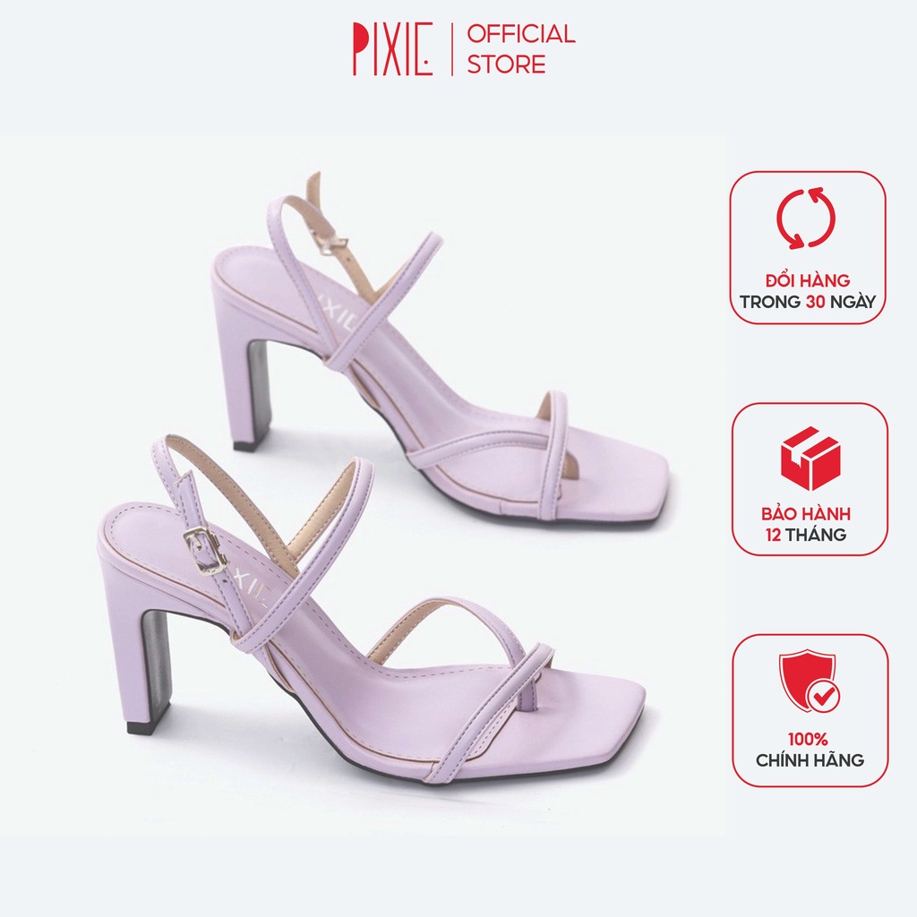 Giày Sandal Cao Gót Xỏ Ngón 9cm Pixie X560