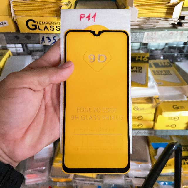 Cường lực full màn hình Oppo A5S/A7/F9/Realme 2 pro/A12/F7/F5/F11/K3/A1k/C2